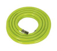 Tubo D'Aria Alta Visibilità 5M X Ø10Mm Con Giunti 1/4"BSP | AHFC538 Sealey Nuovo