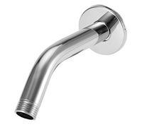 Tubo del Braccio della Doccia in Acciaio Inossidabile con Finitura Cromata - Supporto a Parete da 6 "per Soffitto a Soffitto - Facile Installazione e Design Elegante