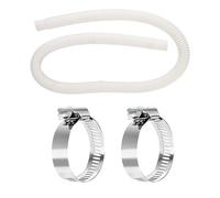 Tubo del filtro della piscina Pompa 150cm con 2 pinze PCS Adattatore Set sopra terra Flessibile Durabile Leggero per le piscine Mantenere la pulizia