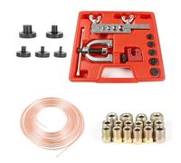 Tubo del Freno, Set di Attrezzi per L'Espansione di Tubazioni dei Freni 3/16"&1/4''&5/16''&3/8''&1/2'', Tagliatubi, Set Di Attrezzi per L'Espansione Di Tubazioni Dei Freni, Tubo del freno con 16 Noci