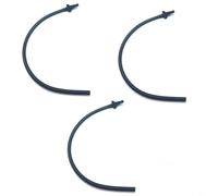 Tubo del latte in silicone, 30 cm, ricambio per macchine da caffè Siemens, con 3 connettori, compatibile con EQ9/EQ700 serie per contenitori esterni del latte