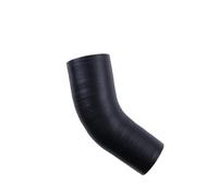 Tubo del refrigerante del radiatore Gomito riduttore in silicone a 4 strati da 45 gradi, lunghezza 102 mm, tubo flessibile intercooler del refrigerante nero opaco(45-ID28-35mm)