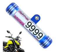 Tubo del supporto per documenti motociclistico, tubo di disco fiscale sicuro | Registrazione del rimorchio Telaio cilindrico impermeabile