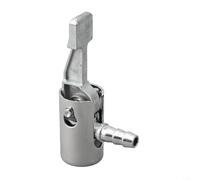 Tubo della valvola della gomma della bicicletta Testa dell'ugello della pompa dell'aria 6MM Ricambio Parte in lega di alluminio per il gonfiaggio