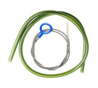 Tubo dell'acqua di ricambio con kit di spazzole per la pulizia, essenziale per serbatoi di idratazione durante le avventure (verde)