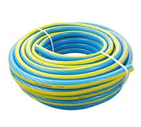 Tubo dell'acqua professionale da 1/2 pollici, colore blu/giallo, forma stabile, 25 bar, resistente ai raggi UV (20 metri)