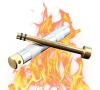 Tubo di accensione di sopravvivenza - del fuoco portatile con azione manuale della pompa | Strumento di fiamma da campeggio, fonte di calore affidabile per stufe a legno, cucina per sentieri, k