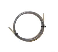 Tubo di alimentazione in PTFE, adatto per filamento da 1,75 mm, per stampanti 3D, resistente a basse temperature, non fragile, stabile fino a 260 °C, uso continuo (grigio, 5 m)