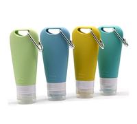Tubo Di Alimentazione Per Cani 90ml Bottiglie Di Silicone Riempibili Portatile Tubo Di Alimentazione Da Riempire Tubi Riempibili Per Cani Con Moschettone Per Addestramento Del Cane Come (4 Pcs)