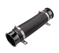 Tubo Di Aspirazione Auto Tubo Flessibile Regolabile Per Aspirazione Aria Fredda Turbo Per Auto Da 76 Mm Tubo Flessibile Per Condotto Di Alimentazione Fredda(Nero)