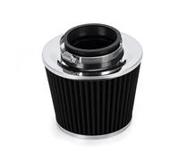 Tubo Di Aspirazione Dell'aria Con Filtro Aria Conico JR-AIT28+IMK14 E Tubo Di Aspirazione Fredda Kit Induzione Turbo Universale Da 3" 76mm(Black A)