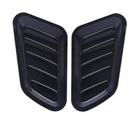 Tubo di aspirazione dell'aria dell'auto Copertura per presa d'aria del flusso d'aria in ABS, copertura decorativa per cofano, presa d'aria per cofano(Black)