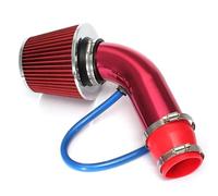 Tubo Di Aspirazione Dell'Aria Kit Aspirazione Universale Con Filtro Kit Tubi Per Condotti Con Tubo Flessibile In Gomma Freddo 63 Mm A 76 Mm Tubo Turbo A Induzione Ad Alta Potenza(Rosso)