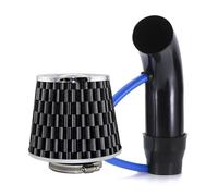 Tubo Di Aspirazione Dell'Aria Kit Aspirazione Universale Con Filtro Kit Tubi Per Condotti Con Tubo Flessibile In Gomma Freddo 63 Mm A 76 Mm Tubo Turbo A Induzione Ad Alta Potenza(Carbonio)