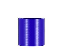 Tubo Di Aspirazione Dell'Aria Tubo Flessibile Di Aspirazione Turbo In Silicone Diritto Rinforzato ID Da 0,98"-5" Blu 127mm/102mm/76mm/63mm/38mm/25mm(63mm)