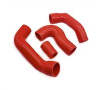 Tubo Di Aspirazione Dell'Aria Turbo Boost Tubo Di Ricambio Ricambi Auto Per Fiat Per Punto GT 1.4 Turbo GT1 GT2 GT3 1993-1999 Kit Tubo Flessibile In Silicone Intercooler(Red With Logo)