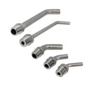 Tubo Di Aspirazione In Acciaio Inossidabile, 1/2" Maschio NPT 3/8" 1/2" 5/8" OD Tubi Tubo Di Immersione For Fusto/bollitore For Birra Fatta In Casa Braccio Whirlpool 1 Pz(D)