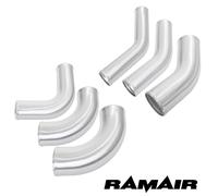 Tubo Di Aspirazione Intercooler In Alluminio Curva In Lega Spazzolata Universale