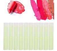 Tubo di Balsamo per Labbra Vuoto 10 Pc Set per la Produzione di Rossetto Fai -da -te - Easy Dispense PP Contenitori di Lucidalabbra - Bottiglie di Rossetto Rosa Brillante (Tubo per rossetto 12#