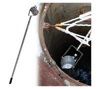 Tubo di campionamento Liquido, Kit di campionamento dell'Acqua per Testa di pozzo Retrattile a 2, 5, 8, 12, 16, 20, 23 Piedi, Pendolo per stagni/fabbriche/Laboratori, con Tazza Staccabile da