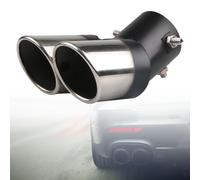 Tubo di coda di scarico del silenziatore a doppia gola per auto Tubo di