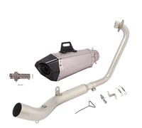 Tubo Di Collegamento Anteriore Per Scarico Moto Per Zontes ZT125 U1 G1 Z1 Z2 Tubo Di Scarico Con Catalizzatore Silenziatore DB Killer Tubo Di Scarico Moto(Colore 3)