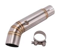 Tubo Di Collegamento Centrale Per Marmitta Di Scarico Per Moto Per Per CB600 Variant Per Hornet 600 Per CB600F 2007-2013 Tubo Di Scarico Moto(Argento)