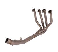 Tubo di Collegamento dello Scarico Sistemi di Scarico per Motociclette Tubo di Collegamento Centrale Anteriore Senza Db Killer Silenziatore Slip On Parti per Z800(Type A)