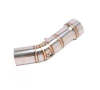 Tubo di Collegamento dello Scarico Tubo di Collegamento Centrale per di Scarico Moto in Acciaio Inox 50mm 60mm Slip On per D&ucati per Diavel 1200(Type B)