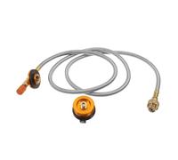 Tubo di collegamento gas Pacchetto tubi flessibil 1 tubo adattatore for ricarica propano for fornello da campeggio, valvola durevole, alta resistenza, facile da ricaricare