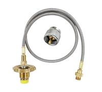 Tubo di collegamento gas Pacchetto tubi flessibil Adattatore di ricarica for fornello da campeggio Gaes, tubo di collegamento for bombola Gaes, adattatore for bruciatore da campeggio(Tube adapter4)