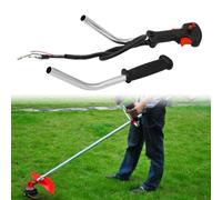 Tubo di controllo per decespugliatore, interruttore e cavo di innesco dell'acceleratore, in alluminio, lunghezza totale 40 cm, diametro tubo 19 mm, per STIHL, Husqvarna, Echo