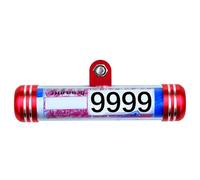 Tubo di Documento Moto - Supporto di TRA in alluminio impermeabile 13 x 4,3 cm, telaio cilindrico sicuro, archiviazione di registrazione | Tubo a disco fiscale per moto compatto per la protezione