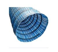 Tubo di drenaggio francese flessibile perforato da 2 pollici, tubi corrugati for infiltrazione morbida for giardino/cortile/prato/paesaggistica, tubo di reindirizzamento dell'acqua sotterraneo (L39 po