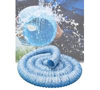 Tubo di drenaggio sotterraneo flessibile, tubo francese perforato da 2 pollici con dimensioni multiple filo acciaio(18m/59ft)