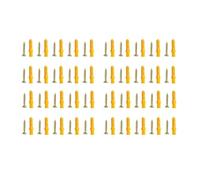Tubo di espansione in plastica, Tasselli da muro ad espansione in plastica a coda di pesce, con viti, 20/40 pezzi, for varie superfici(40pcs)
