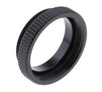 Tubo di estensione anello adattatore per montaggio macro C per obiettivo cinematografico CCTV da 30 mm, nero