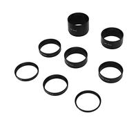 Tubo di estensione della lunghezza focale, 8pcs M48x0.75 3/5/7/10/12/15/20/30/30mm Focus in lega di alluminio Kit ad anello esteso per la fotografia di telescopio astronomico