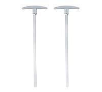 Tubo di estensione della valvola di scarico per camper, confezione da 2 aste di prolunga da 22,9 cm per una gestione efficiente dei rifiuti, compatibile con kit di tubi fognari per camper