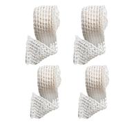 Tubo di filetto per carne, filetto per carne | 4 rotoli di filetto per imballaggio di carne elastico di alimentare, filetto di spago da macellaio per carne 1 m + 2 m, rotolo di filetto di manzo