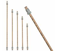 Tubo di Freno Ø 4,75 mm Rame-Nickel assemblato Svasatura Doppio E Tubi di Cupronickel DIN 74 234 per impianto frenato Tubazione dei Freni 150mm - 3050mm selezione: Lunghezza 410 mm