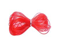 tubo di gomma morbido, tubo vuoto in silicone Tubo in gomma cavo, rivestimento in filo di memoria multicolore, diametro 2 mm, confezione da 10 fili da 1 m(4,5 Meter)