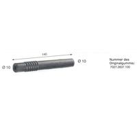Tubo di gomma per latte, 140 mm x 10/10/4 mm 4 pezzi, corto, adatto alla Westfalia