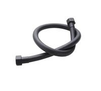 Tubo di ingresso acqua fredda singolo Tubo di ingresso acqua WC Tubo di collegamento in plastica antideflagrante ad alta pressione per rubinetto Tubo nero riscaldatore 20 cm D 15