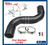 Tubo Di Intercooler Ingresso Aria Alimentazione Turbo Per Qashqai 1.5 DCi 110Cv