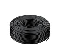 Tubo di irrigazione da giardino, misuratore distribuzione micro tubo gocciolamento fai -da -te idroponica fieno acqua 1/4 pollice in bianco 8mm（1/4in） 10m(32ft)