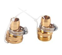 Tubo di irrigazione Quick Connect Set Premium Alluminio Tubo Acqua Connettori Facile Off E Su Adattatore Per Standard Tubi Irrigazione Ugelli E Strumenti 3/4 pollice Filo