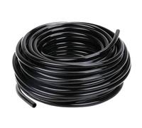 Tubo di irrigazione, tubo gocciolante 4/6 mm, tubo Micro Drip, tubo di irrigazione a goccia in PVC per prati, giardini, irrigazione agricola (nero, 20 m)