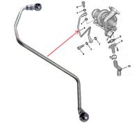 Tubo Di Lubrificazione Olio per Turbo 1,6 HDI TDCI 90 Ch DV6 PSA = 0379.69