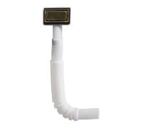 Tubo Di Overflow Lavello, Raccordo di Scarico Quadrato di Sostituzione, Tubo Flessibile Estensibile Di Scarico Del Lavello Per Scarico Domestico Bagno